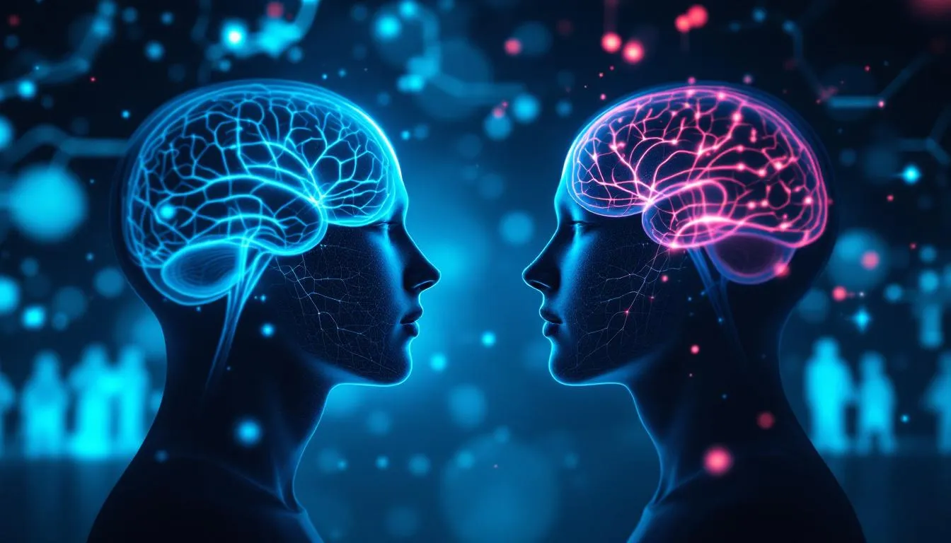A visual representation of Tourette syndrome and autism spectrum disorder, illustrating the connection between the two conditions.