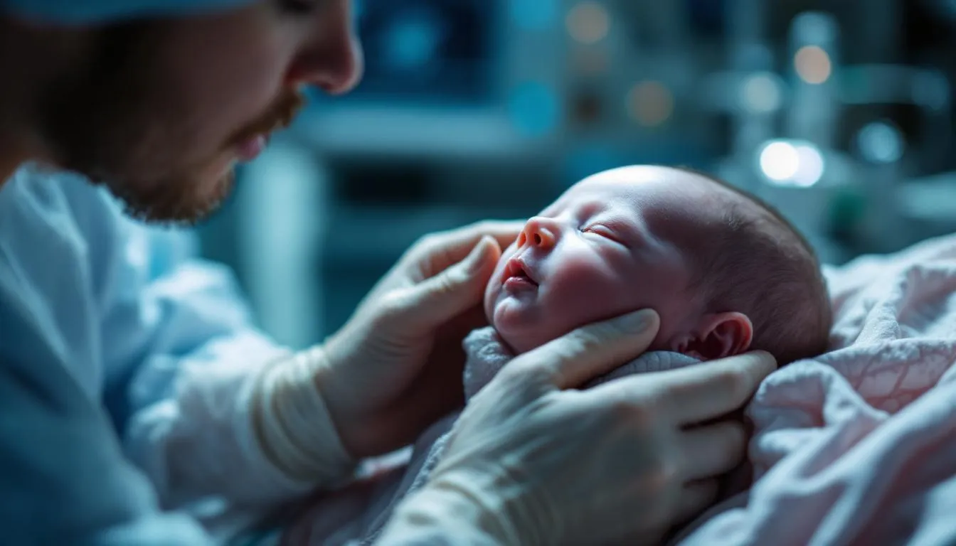 An image illustrating how birth complications can affect brain development.